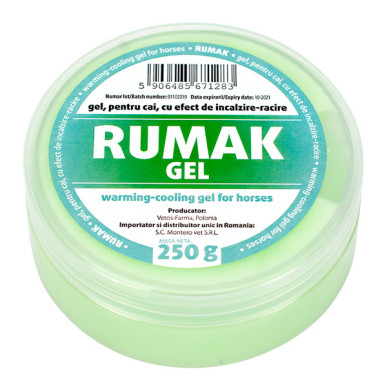 Rumak Gel incalzire-racire pentru caini si cai, 250 g